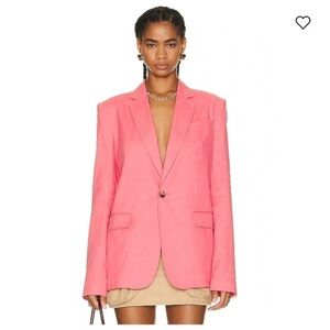 A.L.C. Donovan Linen Blend Effortless Style Blazer